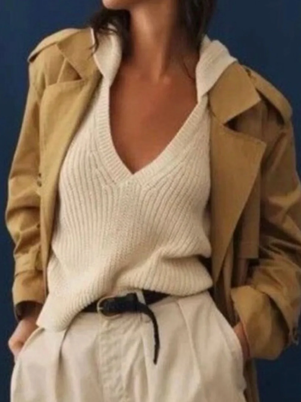 NWT Pilcro V-neck hooded sweater vest - XL